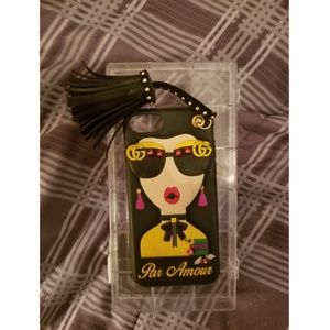 IPhone 7 'par amour' case w/ tassle